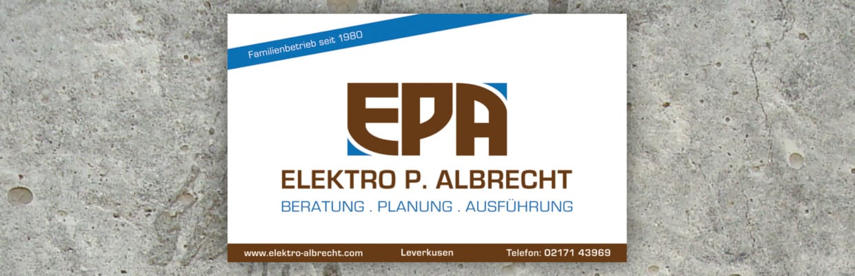 Elektro Albrecht Corporate Design, 2012