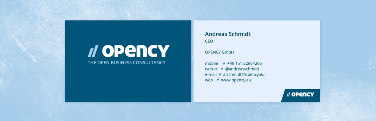OPENCY Corporate Design, Website, ... 2012